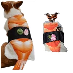 Sushi Dog Costume Party Dog Size L/XL Pet Costume New